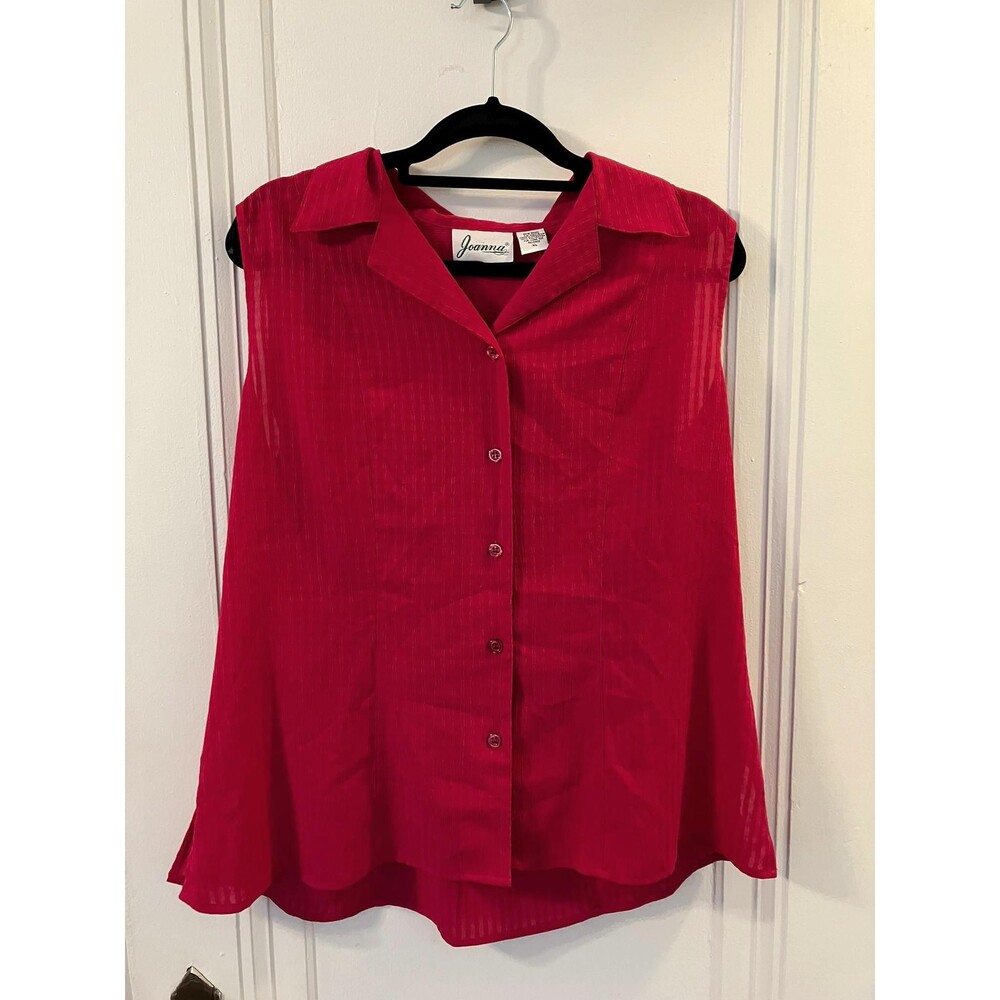 Vintage Joanna magenta sleeveless top
